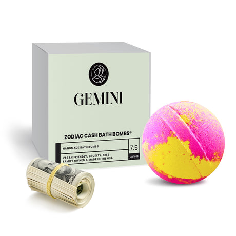 Gemini Zodiac Cash Bath Bomb