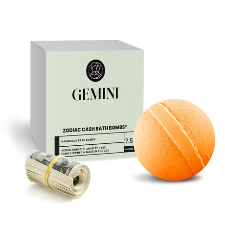 Gemini Zodiac Cash Bath Bomb