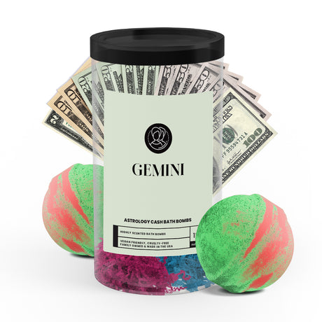 Gemini Astrology Cash Bath Bombs
