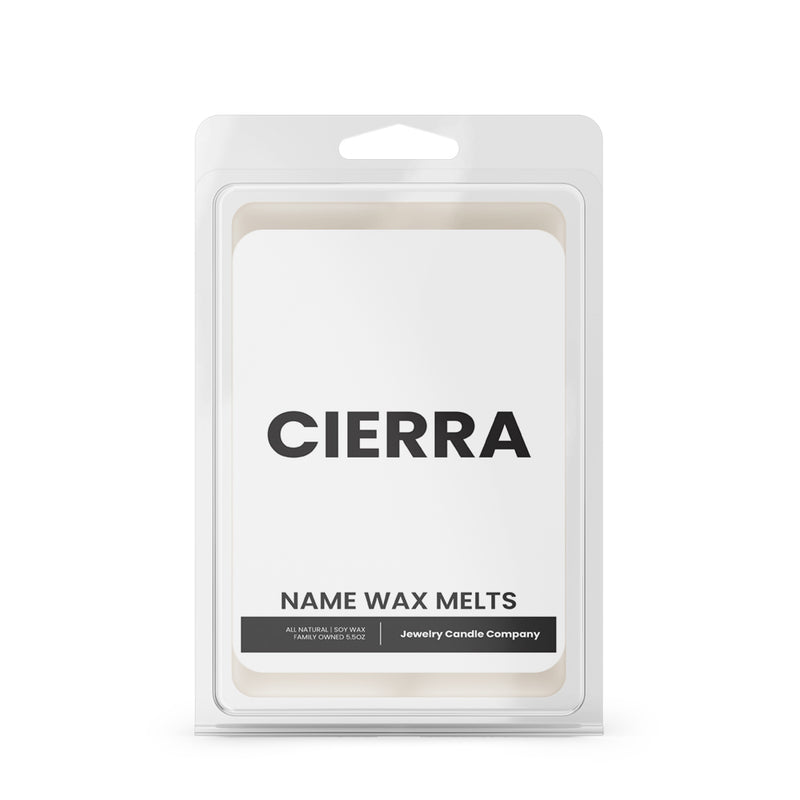 CIERRA Name Wax Melts