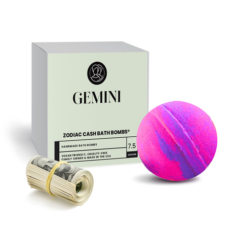 Gemini Zodiac Cash Bath Bomb