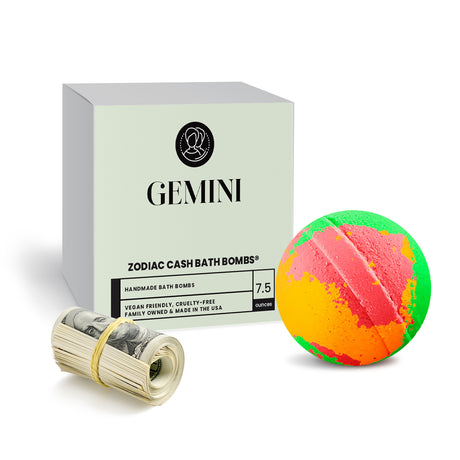 Gemini Zodiac Cash Bath Bomb