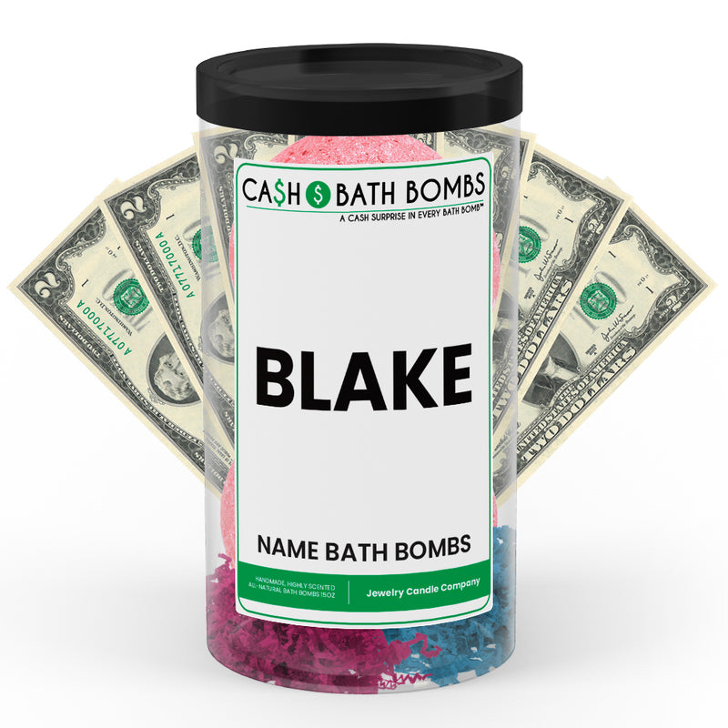 BLAKE Name Cash Bath Bomb Tube
