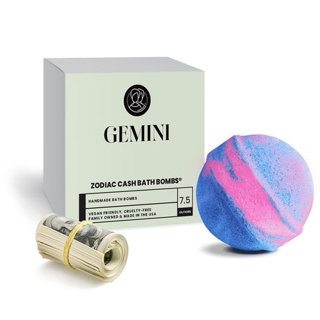 Gemini Zodiac Cash Bath Bomb