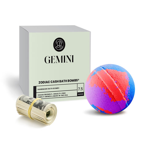 Gemini Zodiac Cash Bath Bomb