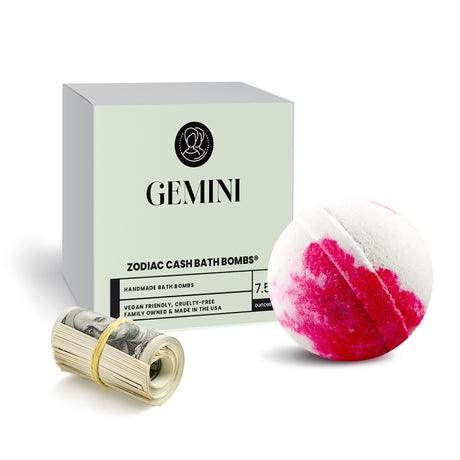 Gemini Zodiac Cash Bath Bomb