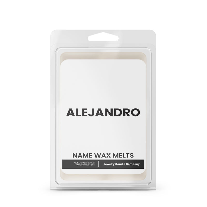 ALEJANDRO Name Wax Melts