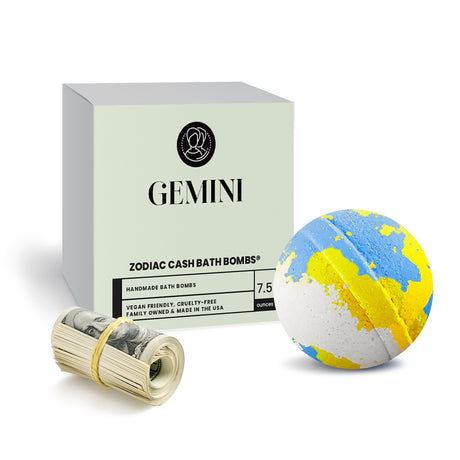 Gemini Zodiac Cash Bath Bomb