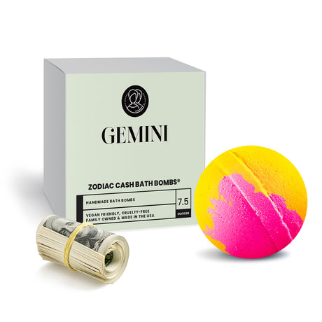 Gemini Zodiac Cash Bath Bomb