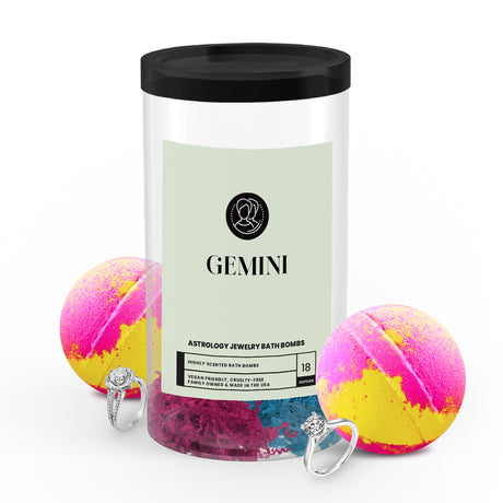 Gemini Astrology Jewelry Bath Bombs