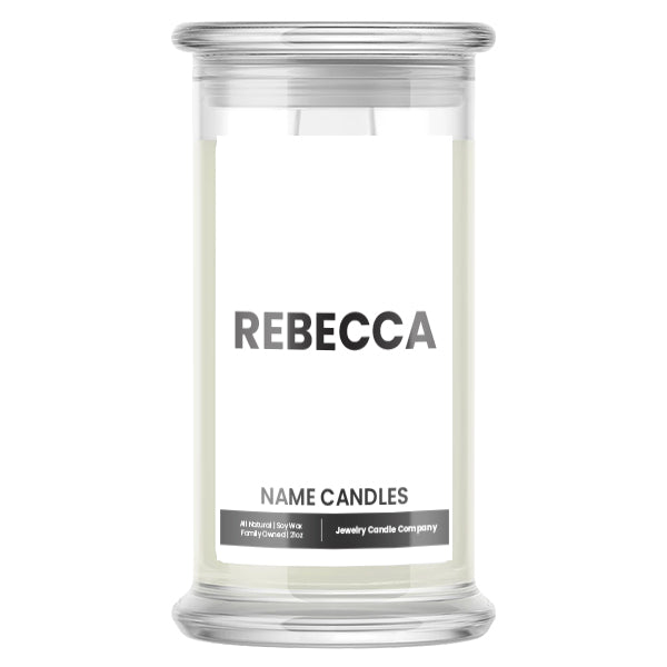 REBECCA Name Candles