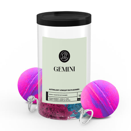 Gemini Astrology Jewelry Bath Bombs