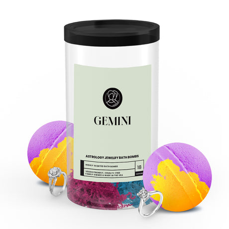 Gemini Astrology Jewelry Bath Bombs