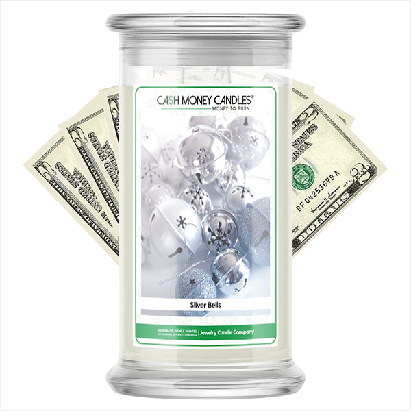 Silver Bells Cash Money Candles