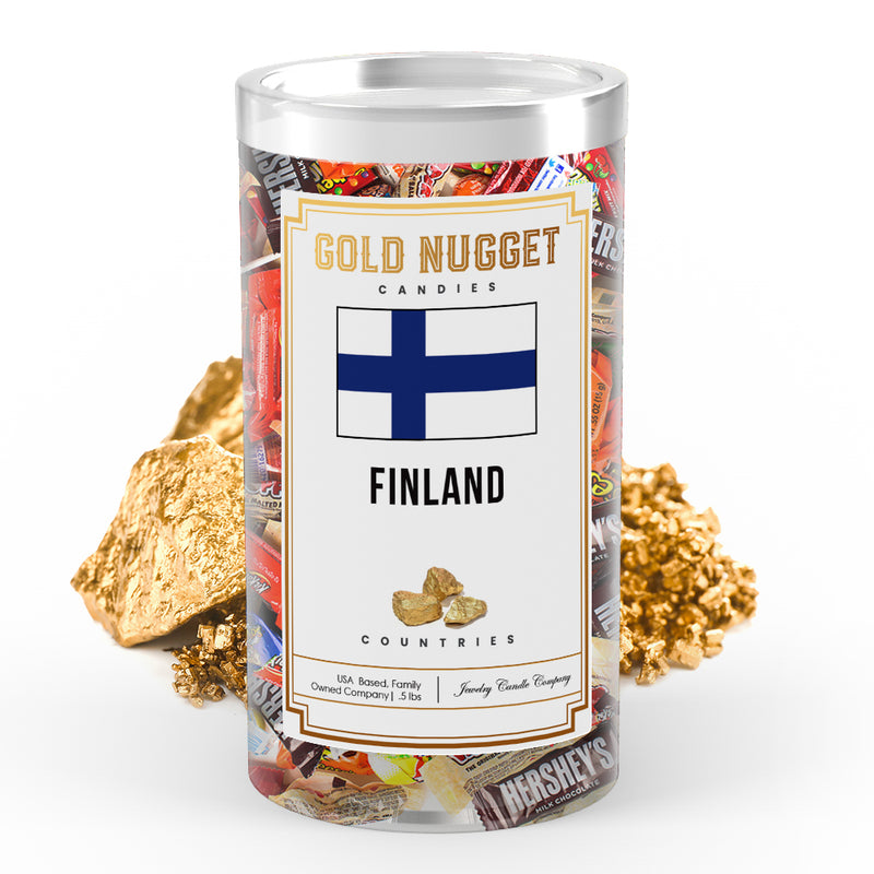 Finland Countries Gold Nugget Candy