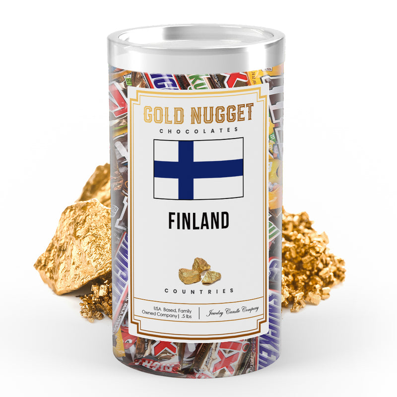Finland Countries Gold Nugget Chocolates