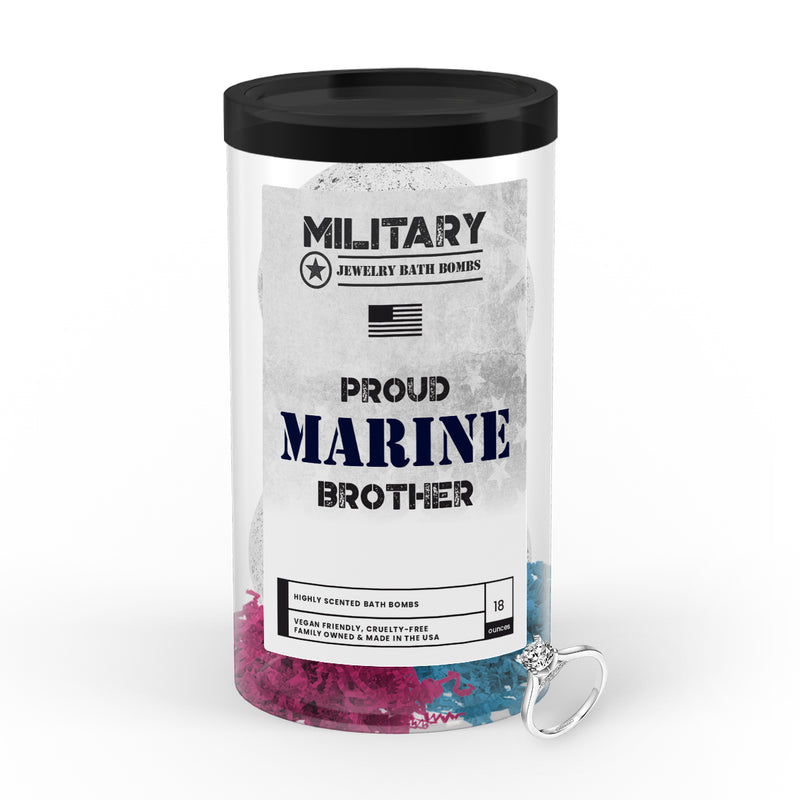 Proud MARINE Brother | Military Jewelry Bath Bombs
