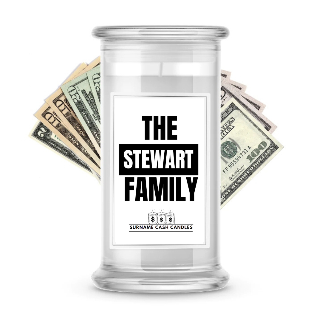 The Stewart Family | Surname Cash Candles