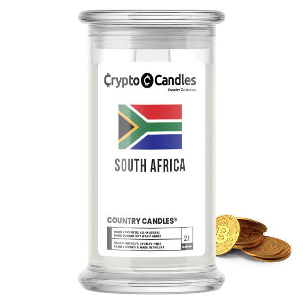South Africa Country Crypto Candles