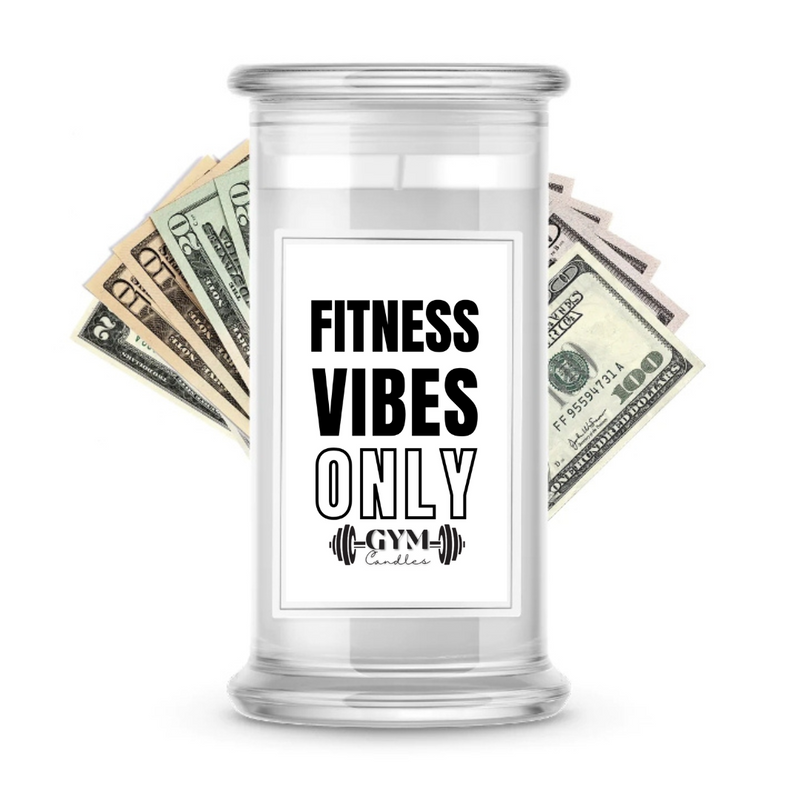 Fitness Vibes Only | Cash Gym Candles