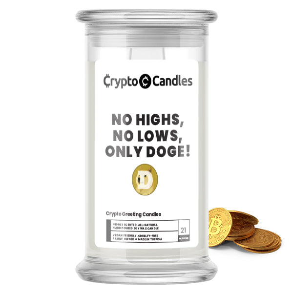 No Highs, No Lows, Only Doge! Crypto Greeting Candles