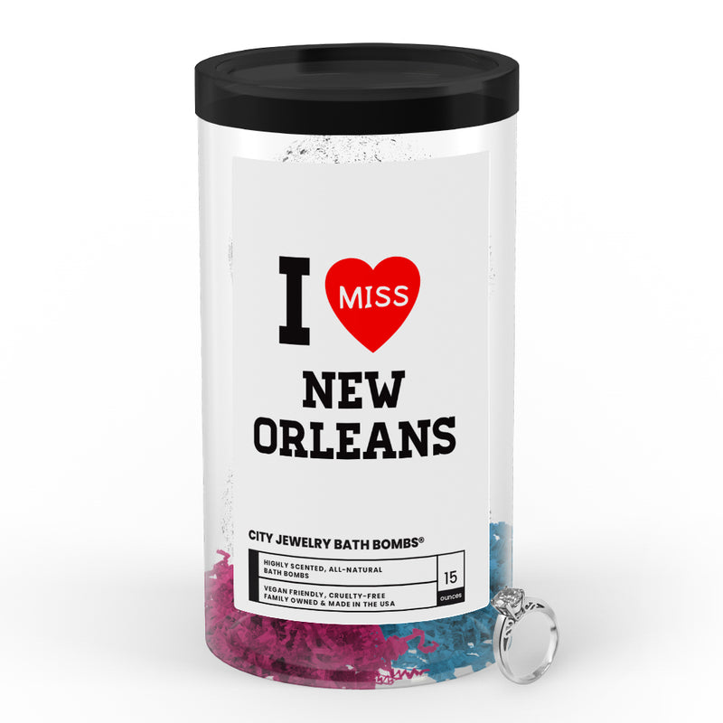 I miss New Orleans City Jewelry Bath Bombs
