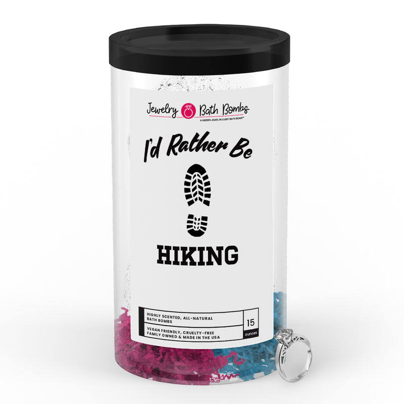 I'd rather be Hiking Jewelry Bath Bombs