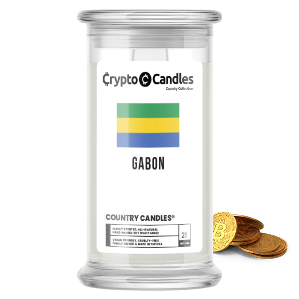 Gabon Country Crypto Candles