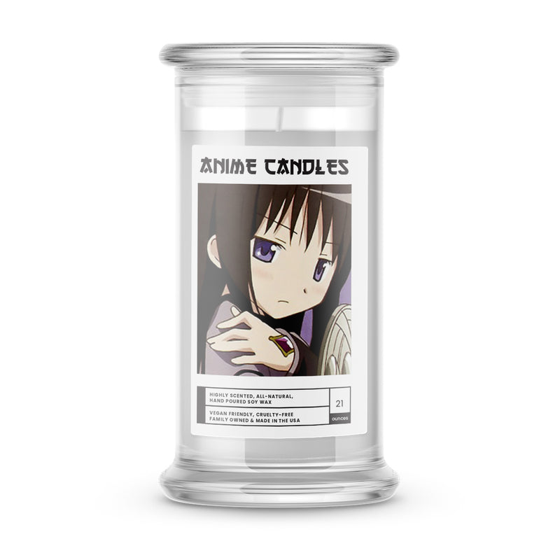 akemi, homura anime candles