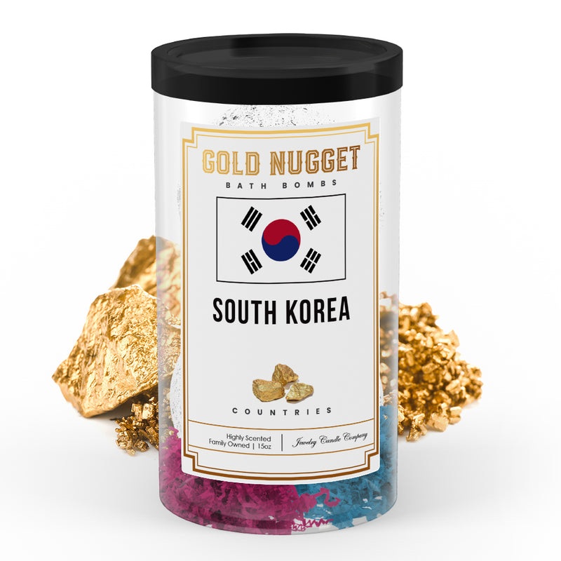 South Korea Countries Gold Nugget Bath Bombs