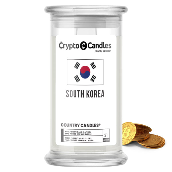 South Korea Country Crypto Candles