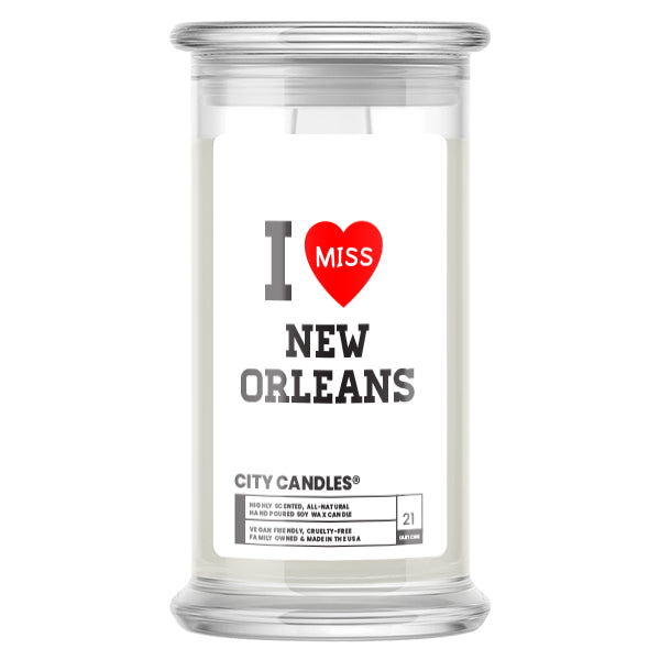 I miss New Orleans City  Candles