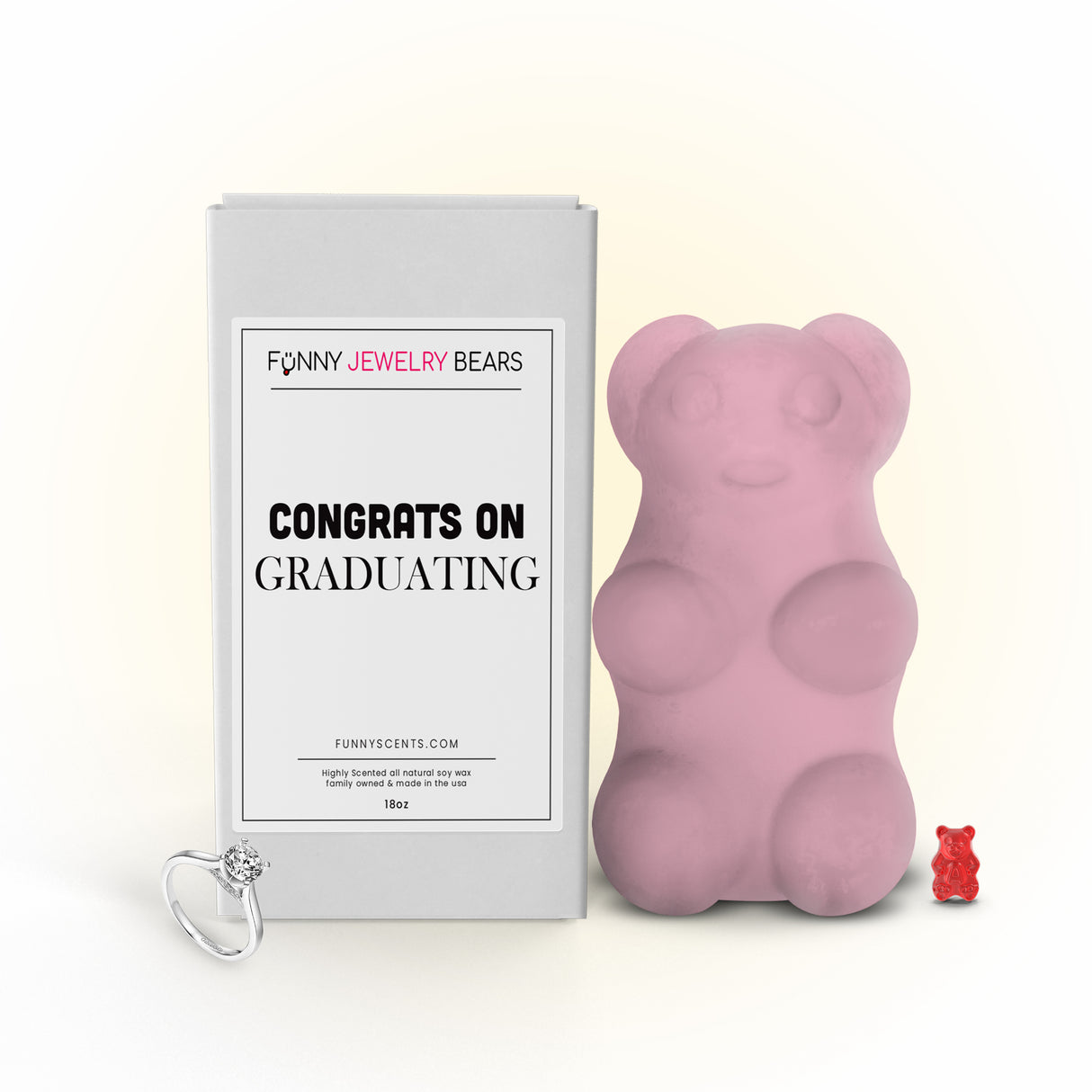 Congrats On Graduating Funny Jewelry Bear Wax Melts