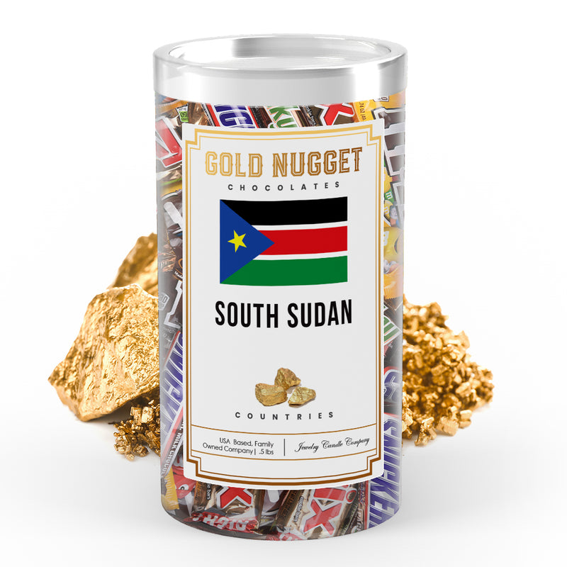 South Sudan Countries Gold Nugget Chocolates