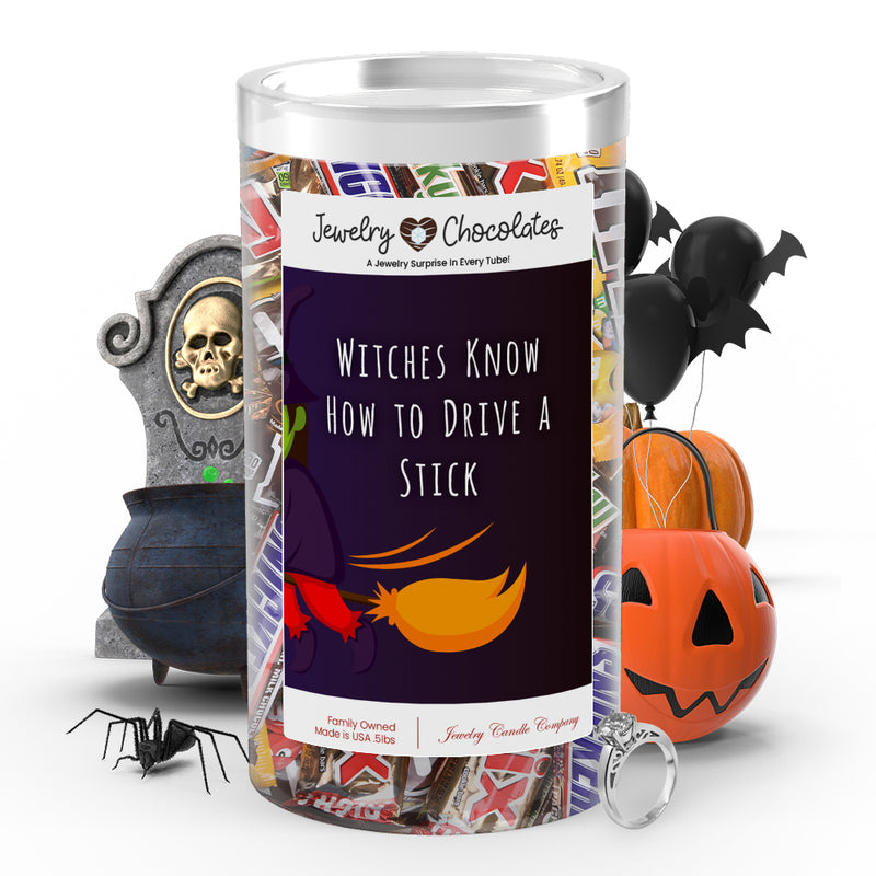Witches know how to drive a stick Jewelry Chocolates