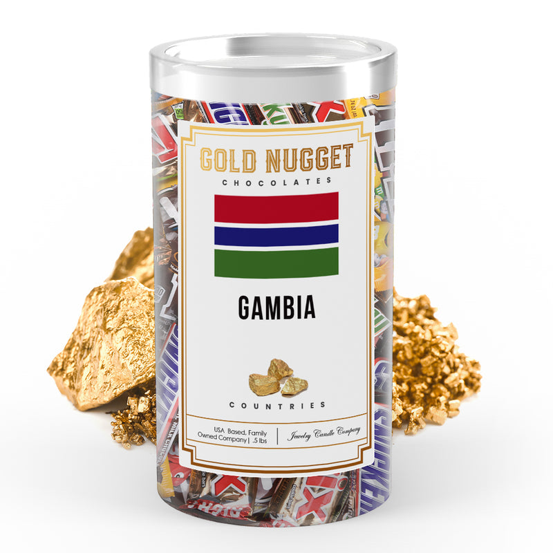 Gambia Countries Gold Nugget Chocolates