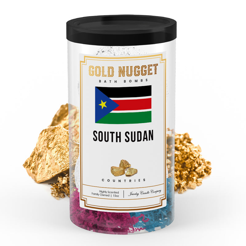 South Sudan Countries Gold Nugget Bath Bombs