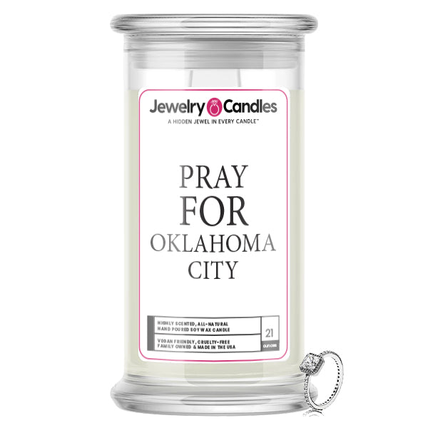 Pray For Okalahoma City Jewelry Candle