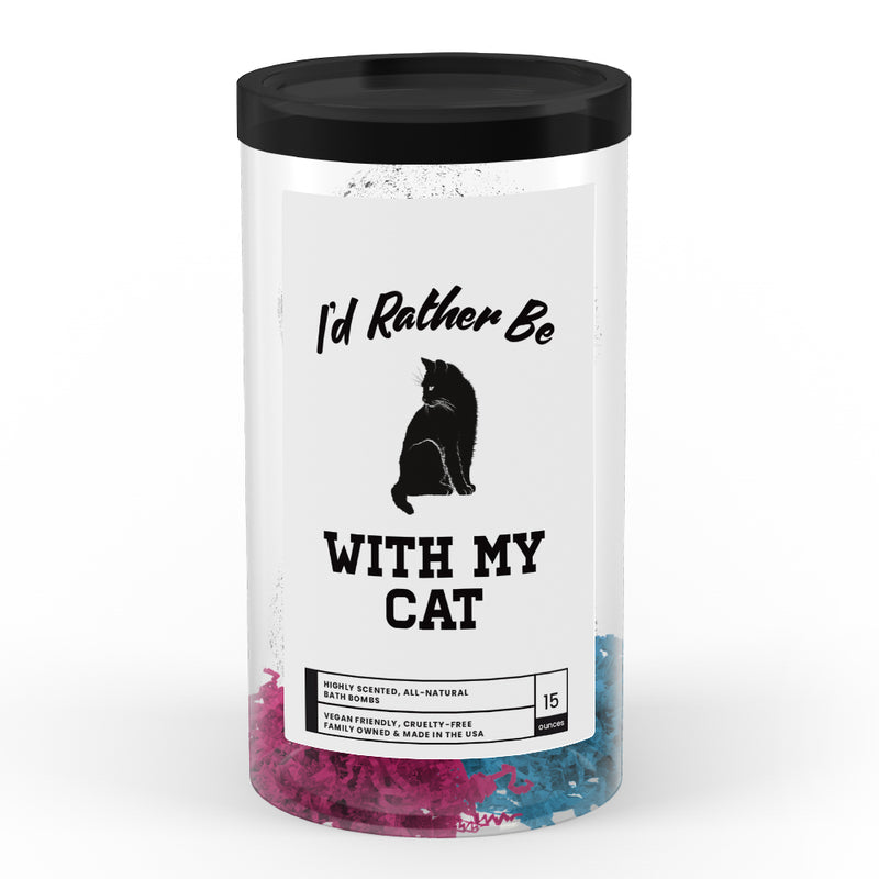 I'd rather be With My Cat Bath Bombs