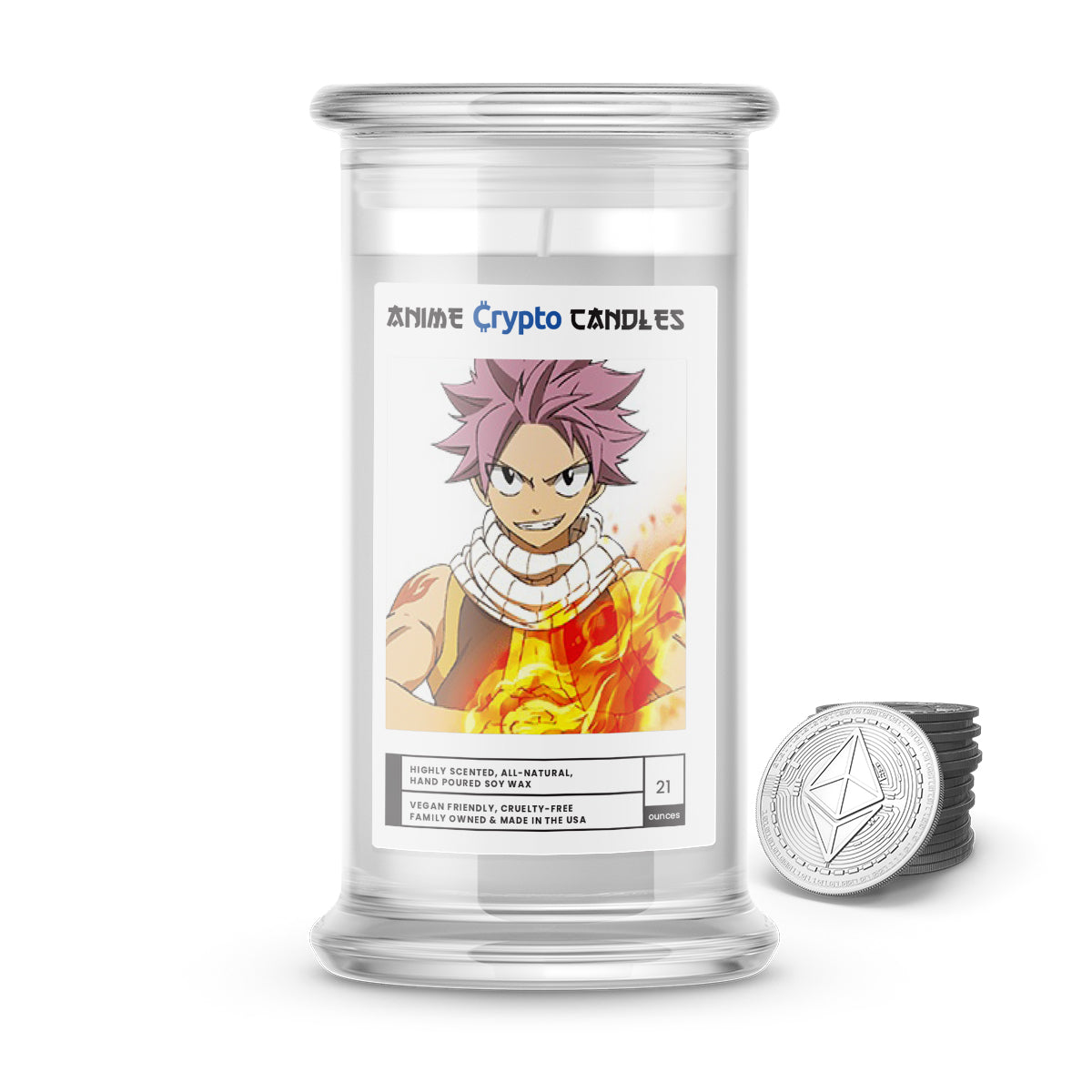 Dragneel, Natsu (ナツ・ドラグニル) - Crypto Anime Candles