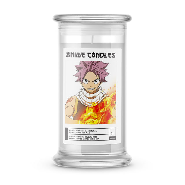 dragneel, natsu anime candles