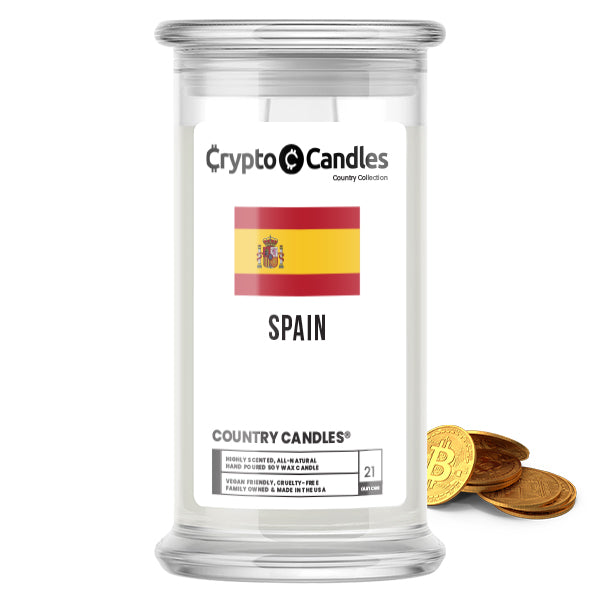 Spain Country Crypto Candles