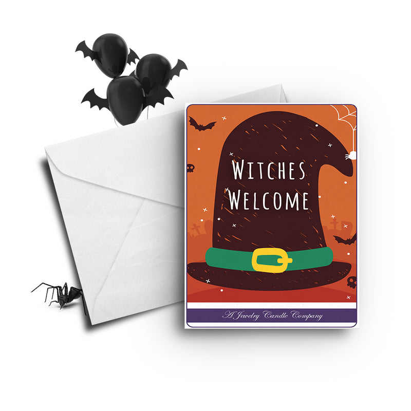 Witches Welcome Greetings Card
