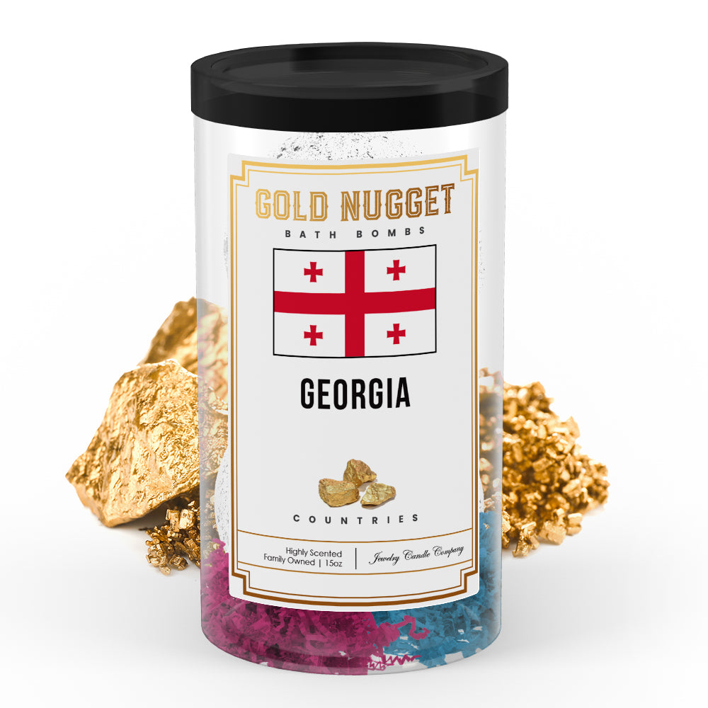 Georgia Countries Gold Nugget Bath Bombs