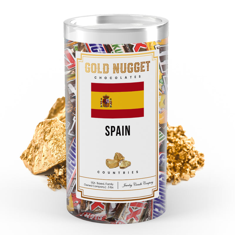 Spain Countries Gold Nugget Chocolates
