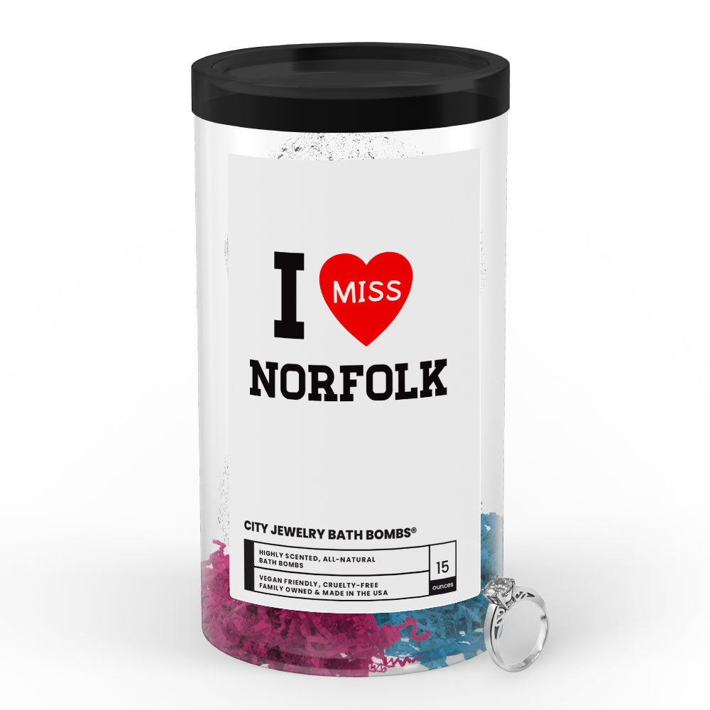 I miss Norfolk City Jewelry Bath Bombs