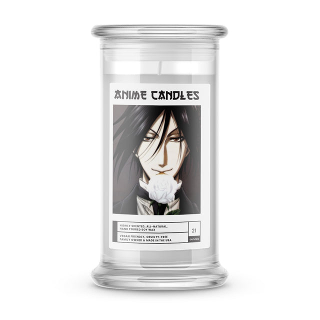 michaelis, sebastian anime candles