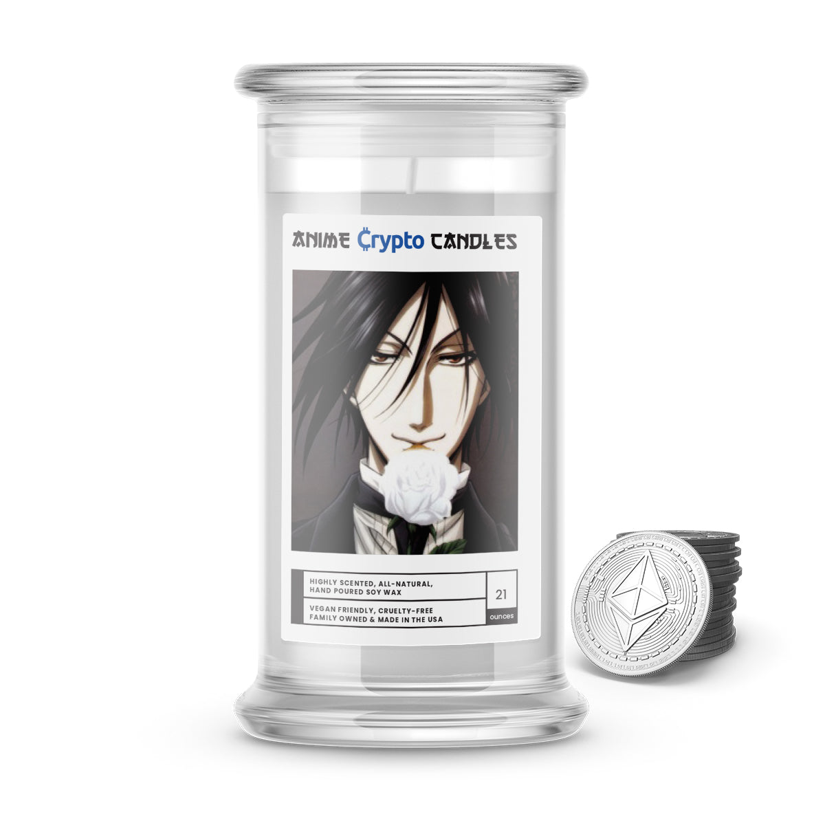 Michaelis, Sebastian (セバスチャン・ミカエリス)  - Crypto Anime Candles