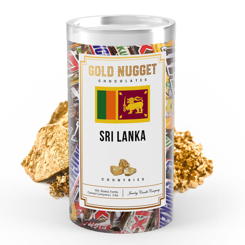 Sri Lanka Countries Gold Nugget Chocolates