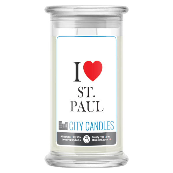 I Love ST. PAUL Candle